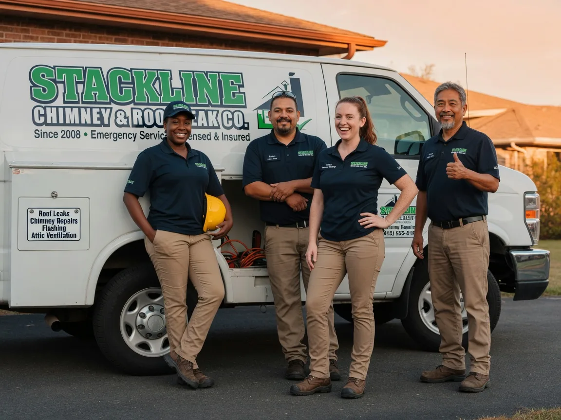 Chimney flashing repair company in Rome, IL